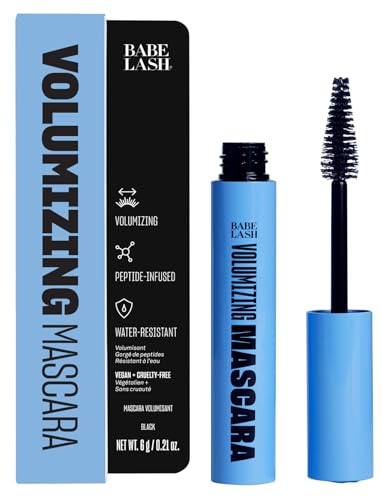 Babe Original Babe Lash Mascara - Smudge Proof, Long Lasting & No Clump Formula, Buildable Volume, Water Resistant, Dramatic Black (Volumizing Beauty & Personal Care BABE ORIGINAL