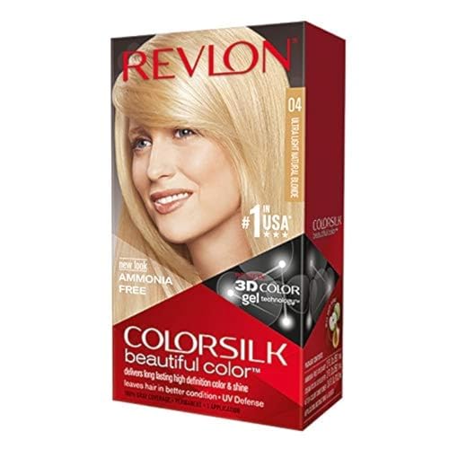 Revlon ColorSilk Beautiful Permanent Color, Ultra Light Natural Blonde 04 1 Each (Pack of 6) Beauty & Personal Care REVLON