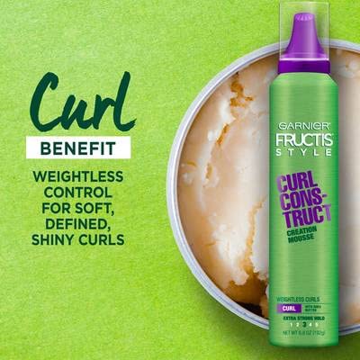Garnier Fructis Style Curl Construct Creation Mousse Extra Strong Hold, 6.80 Ounces Beauty & Personal Care Garnier