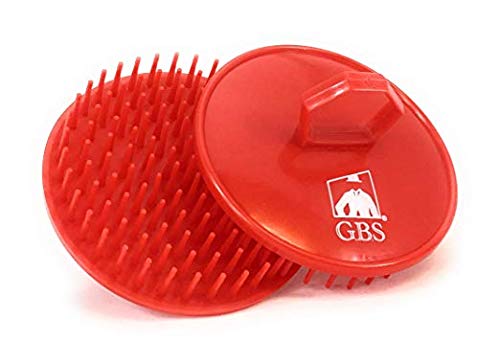 G.B.S Soft Scalp Massage Brush and Styling Comb for All Purpose for Women and Men, Red, Pack of 6