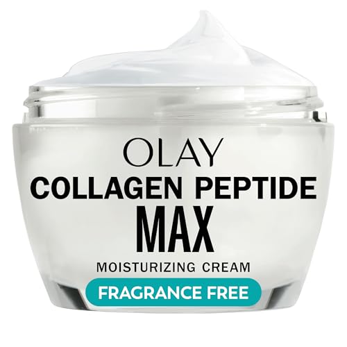 Olay Collagen Peptide Face Moisturizer, Firming Cream for Women, Fragrance-Free, Non-Greasy - Hydrating, Anti-Aging, Anti-Wrinkle, Smoothing of Fine Beauty & Personal Care Olay