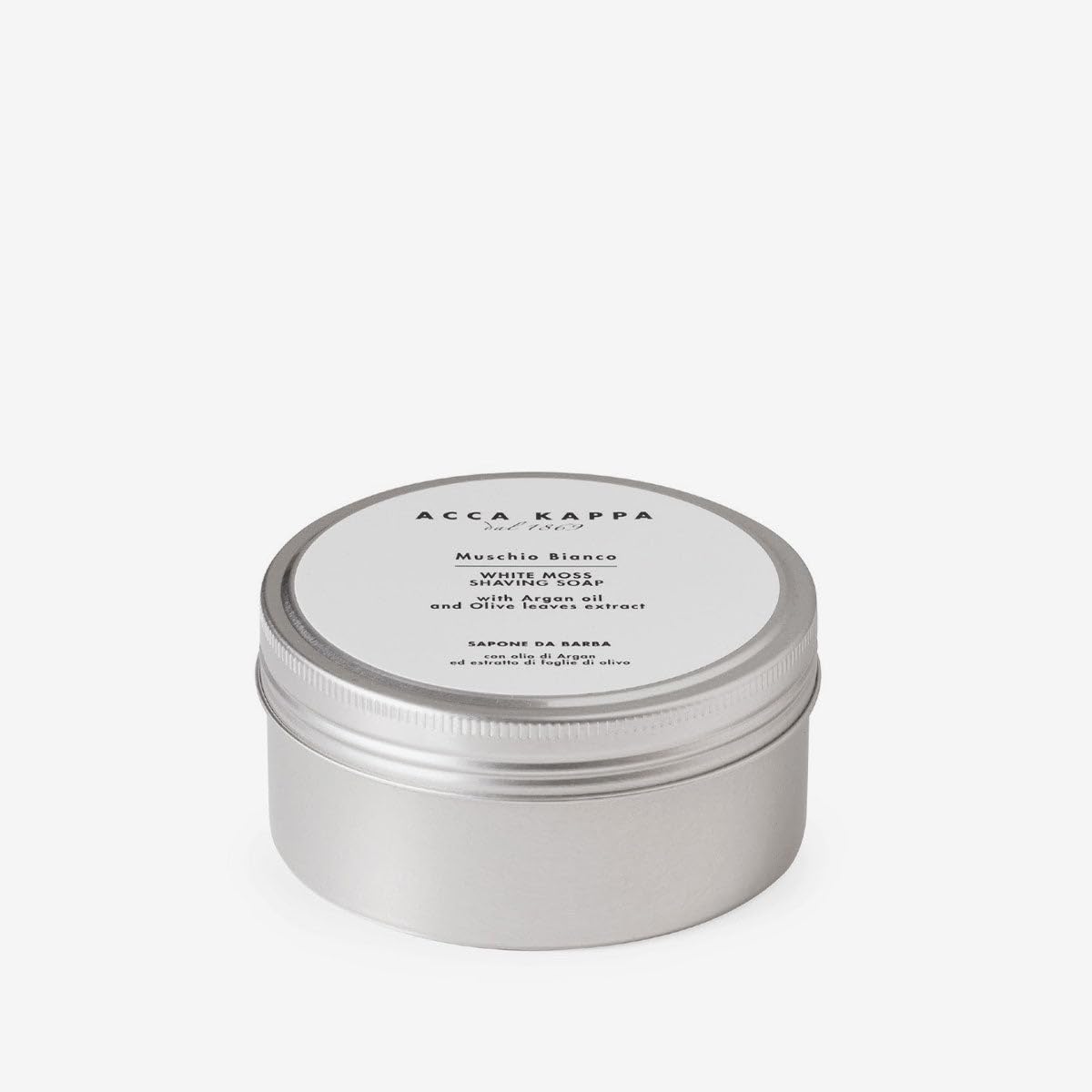ACCA KAPPA White Moss Shaving Soap - Hydrating and Soothing Formula with Argan and Olive Extracts Beauty and Personal Care Acca Kappa