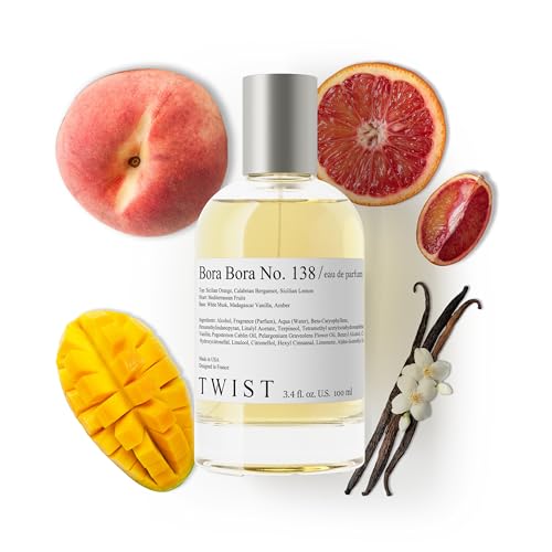 Twist Bora Bora No. 138 - Eau De Parfum Inspired by Xerj. Erba Pura, Long-Lasting Perfume For Women & Men, Paraben Free, Vegan, Clean Ingredients Beauty & Personal Care HOUSE OF TWIST