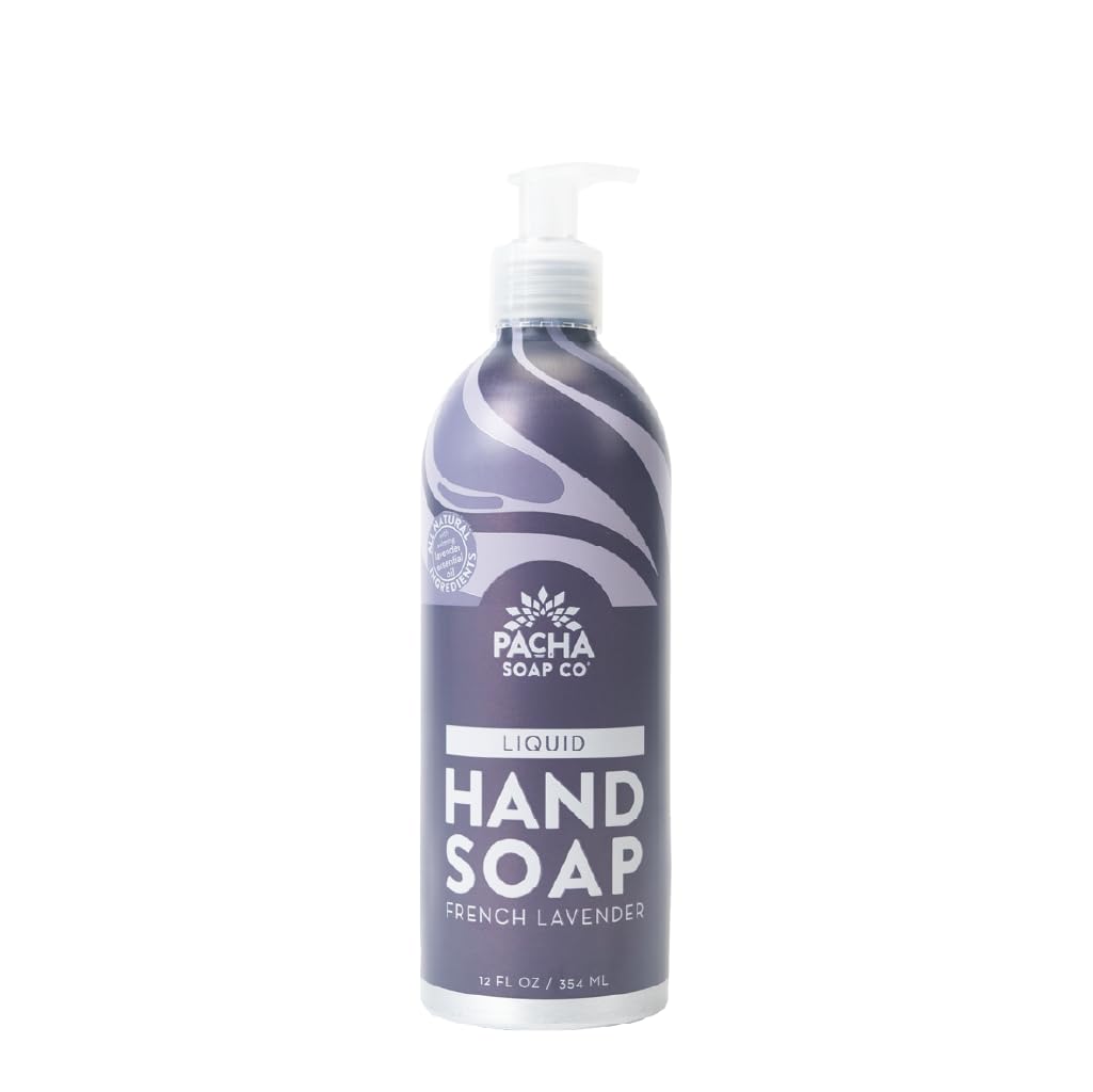 PACHA SOAP French Lavender Liquid Hand Soap, 12 FZ Beauty & Personal Care Pacha Soap Co