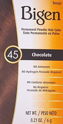 Bigen Permanent Powder Hair Color 45 Chocolate 1 ea (Pack of 4) Beauty & Personal Care Bigen