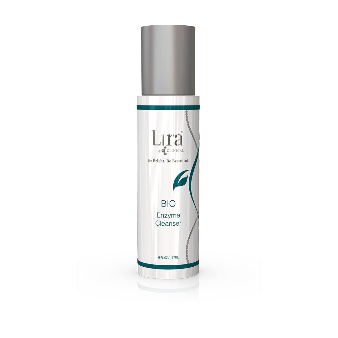 Lira Clinical BIO Enzyme Cleanser for Oily Skin Control - Hydrophilic Exfoliating Facial Cleanser - Deep Cleansing Skincare and Hydrating Care - 6 Oz Beauty & Personal Care Lira Clinical
