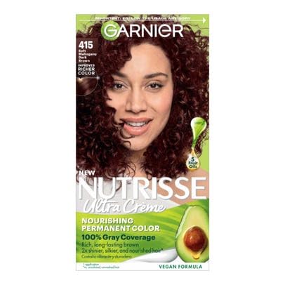 NUTRISSE Garnier Nourishing Color Creme Soft Mahogany Brown 415 (Raspberry Truffle) Beauty & Personal Care NUTRISSE
