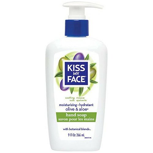 Kiss My Face Moisturizing Hand Soap, Olive & Aloe 9 oz (Pack of 5) Beauty & Personal Care Kiss My Face