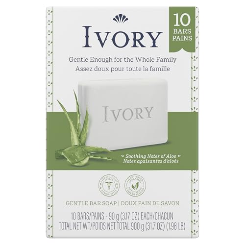 Ivory Bar Soap Aloe Scent, 3.17 Ounce (Pack of 10) Beauty & Personal Care Ivory