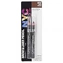 NYC Brow and Liner Pencil Set, Dark Brown 1 Pair Beauty & Personal Care NYC