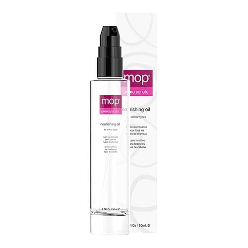 MOP - Pomegranate Nourishing Lightweight Oil - Lightweight Shine, Heat Protectant, Strengthens - 1.7 fl oz Beauty & Personal Care MOP