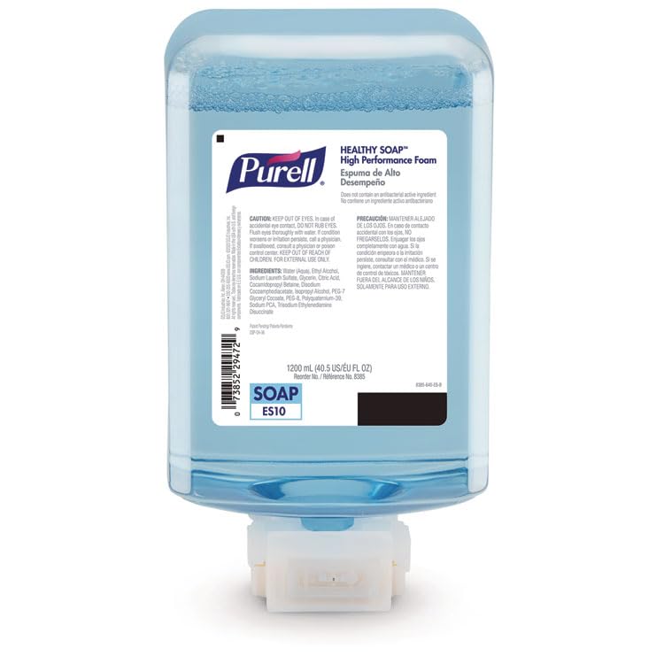 Healthy SOAP with Clean Release Technology Refill for ES10 Dispensers Fragrance-Free 1200 mL 2/Carton Beauty & Personal Care Purell