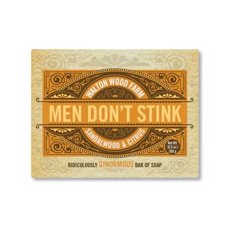 Walton Wood Farm Men Don't Stink Soap, Sandalwood & Citrus, 10.5oz Beauty & Personal Care Generic