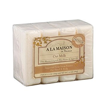 A LA MAISON Bar Soap Oat Milk Value 4 Ct Beauty & Personal Care A LA MAISON