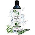 Earth's Daughter Organic Aloe Vera Gel from Fresh Cut 100% Pure Organic Aloe leaves - Fast Absorbing for Face, Skin, Hair & Body - Vegan, Unscented Beauty & Personal Care Earth's Daughter