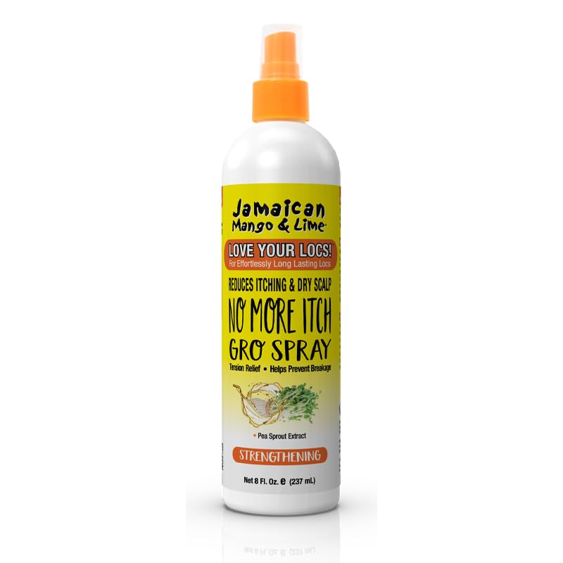Jamaican Mango & Lime No More Itch Spray - Soothing Scalp Regular Relief for Locs, Braids, Twists & Protective Styles - 8 oz (Pack of 2) Beauty & Personal Care Jamaican Mango & Lime