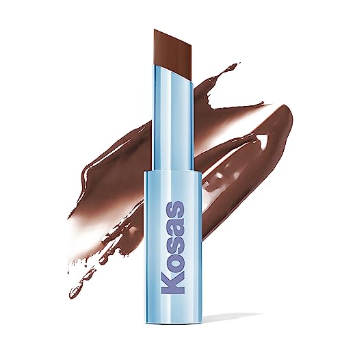 Kosas Wet Stick Moisturizing Shiny Sheer Lipstick with Ceramides, Hyaluronic acid, Peptides and Mango Butter - Soothes, Softens, and Moisturizes Lips Beauty & Personal Care Kosas