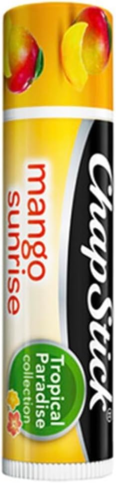 Chapstick Lip Balm, Mango Sunrise, 6-Pack - Sweet, Fruity & Tropical Moisturizer for Dry Lips, 0.15 Oz Beauty and Personal Care ChapStick
