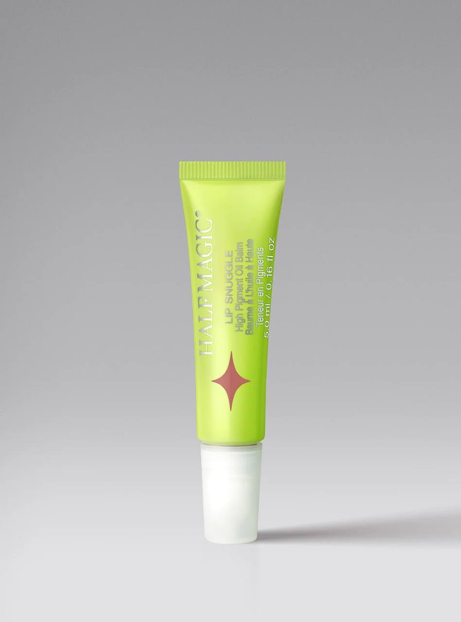 HALF MAGIC Lip Snuggle High Pigment Oil Balm - Kitten Pounce (Mid-Toned Pink) Beauty and Personal Care Half Magic