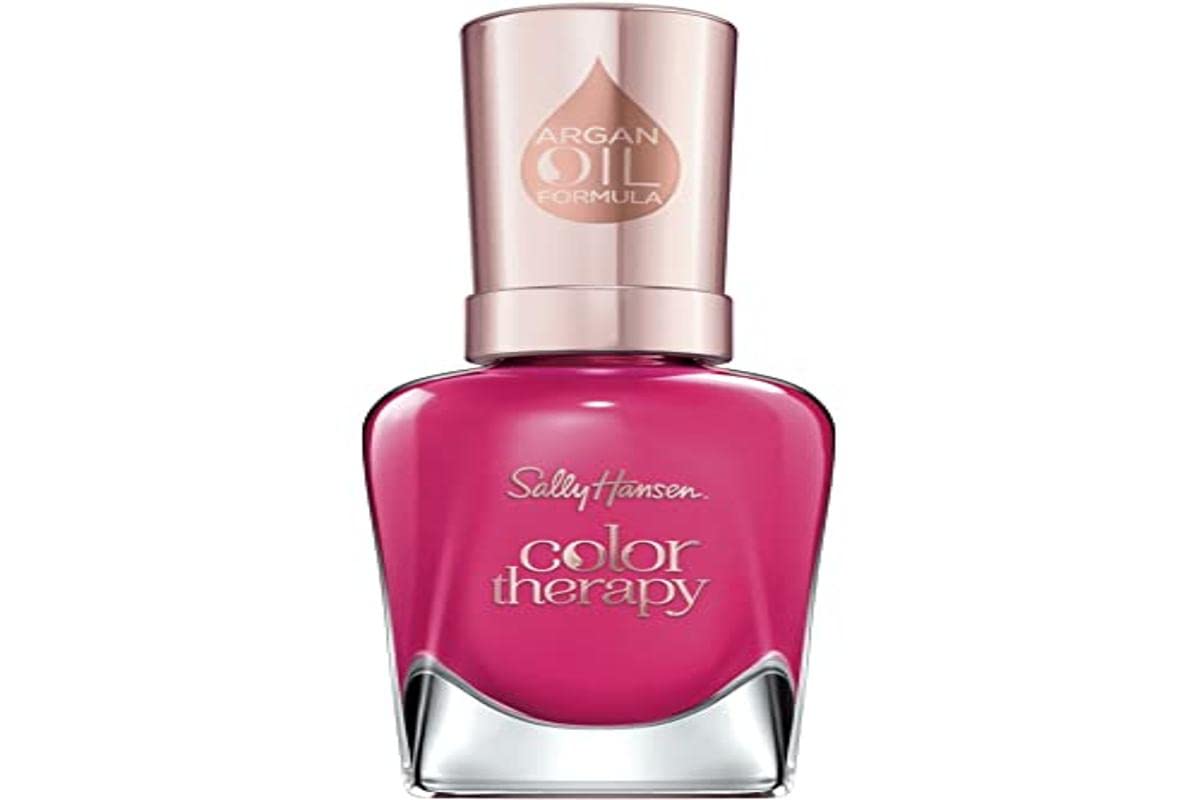 Sally Hansen Color Therapy Nail Polish, Pampered in Pink, Pack of 1 Beauty & Personal Care Sally Hansen