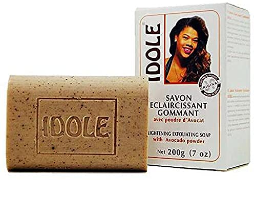 Idole Brightening Exfoliating Soap with Avocado Seed Powder, Net 125 grams (4.4 ounces) 3-Pack Beauty & Personal Care Idole