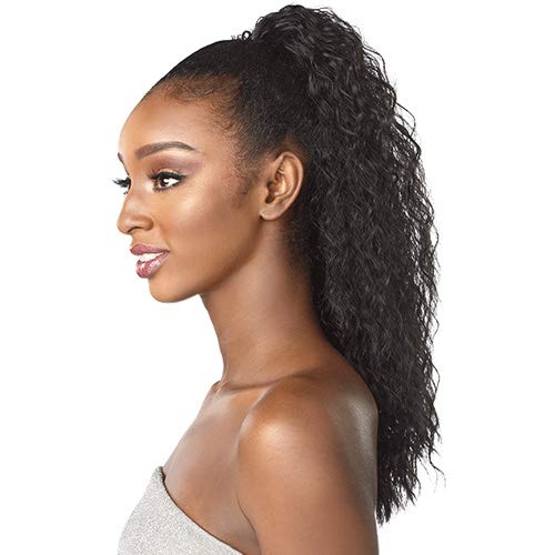 Sensationnel Instant Pony Half Wig-French Wave 18 Inch, 4 MEDBROWN