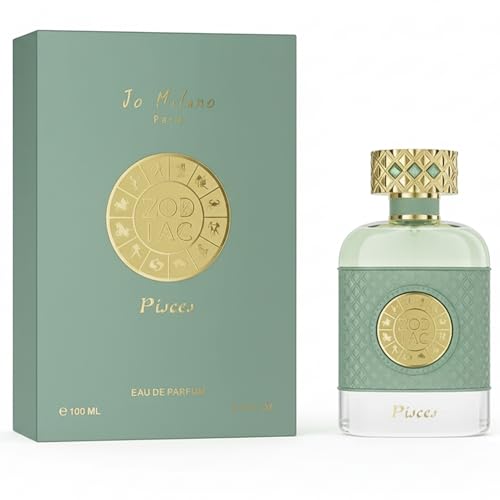 Jo Milano Zodiac Pisces Eau De Parfum Spray | 3.4 oz (100ml) | Sweet, Coconut, Vanilla, Oud, Warm, Mint Scent | Long Lasting Fragrance for Women Beauty & Personal Care Jo Milano