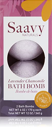 SAAVY Lavender Chamomile Bath Bomb, 340 GR Beauty & Personal Care SAAVY