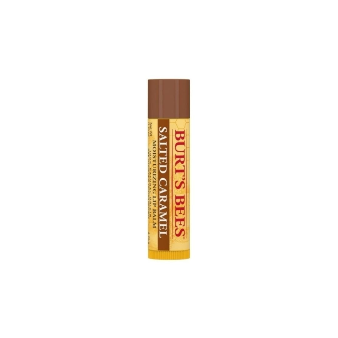 Burts Bees Salted Caramel Moisturizing Lip Balm Lip Balm (Limited Edition) Unisex 0.15 oz Beauty & Personal Care Burt's Bees