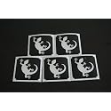 Lizard Make Up Stencil- 5 Pack Beauty & Personal Care DIRECTGLOW LLC