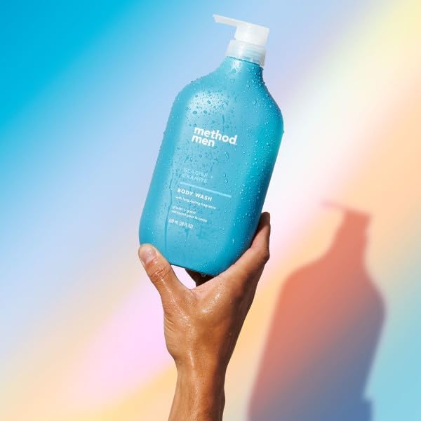 Method Men Body Wash, Glacier and Granite, Paraben and Phthalate Free, Quick-Lathering Cleansers, Cruelty Free, 28 oz Beauty & Personal Care Method