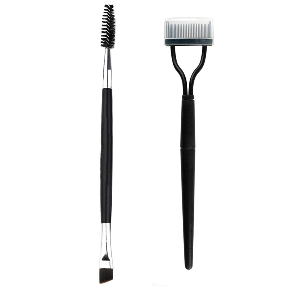 BETURY Eyelash Comb,Eyelashes Separator Curler+ Duo Eyebrow Brush and Spoolie Brush, False Eyelashes Applicator Tool 2PCS Beauty & Personal Care BETURY