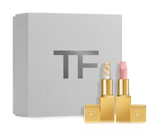 Tom Ford Soleil Lip Duo - Soleil Lip Blush (pink) and Sunlit Rose Lip Balm (rosy) Full Size. Beauty & Personal Care Tom Ford