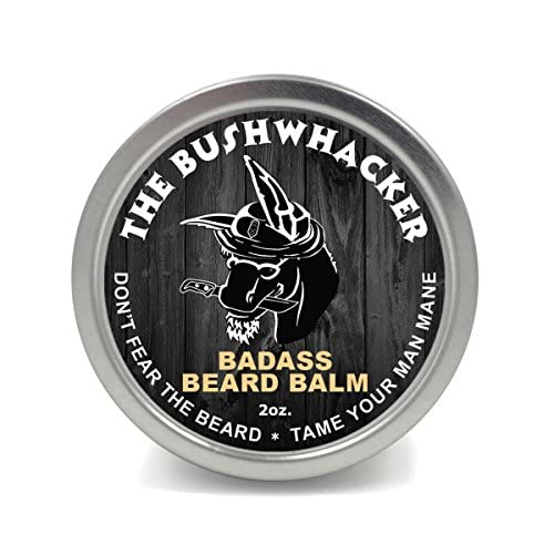 Badass Beard Care Beard Balm - The Bushwhacker Scent, 2 oz - All Natural Ingredients, Keeps Beard and Mustache Full, Soft and Healthy, Reduce Itchy Beauty & Personal Care Badass Beard Care