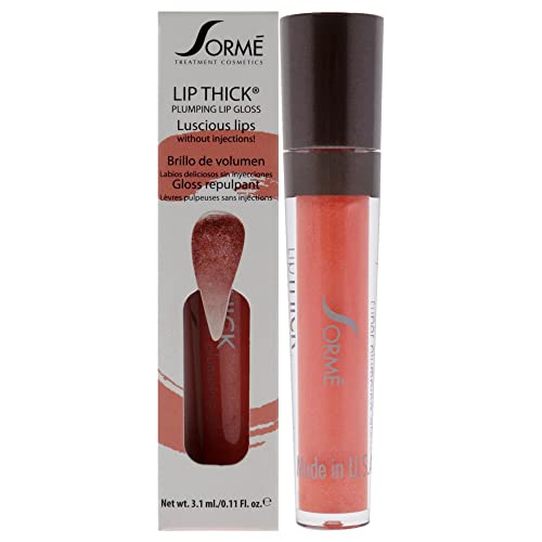SORME Treatment Cosmetics Lipthick Lipgloss | Lip plumping Gloss for Shiny and Fuller Looking Lips (Blinki) Beauty & Personal Care SORMÉ
