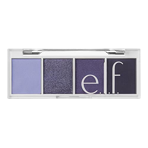 e.l.f. Bite-Size Eyeshadow, Ultra-Pigmented Eye Makeup Quad, 4 Matte & Shimmer Shades, Creamy & Blendable Powder, Açaí You, 0.12 Oz Beauty & Personal Care e.l.f.