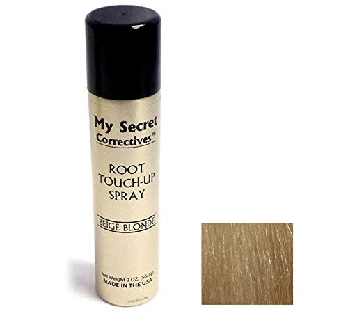 My Secret Correctives Hair Highlighter and Root Touch-up Spray - BEIGE BLONDE - 2oz Beauty & Personal Care My Secret Correctives