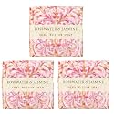 Greenwich Bay Trading Co. Botanic 1.9oz Soaps, Rosewater & Jasmine, 3 Pack Beauty & Personal Care Greenwich Bay