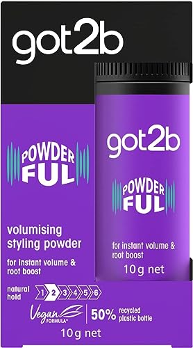 Schwarzkopf got2b Powder'ful Volume Unisex Root Hair Styling Powder, For Instant Volume and Root Boost, Vegan, 10g Beauty & Personal Care Got2B