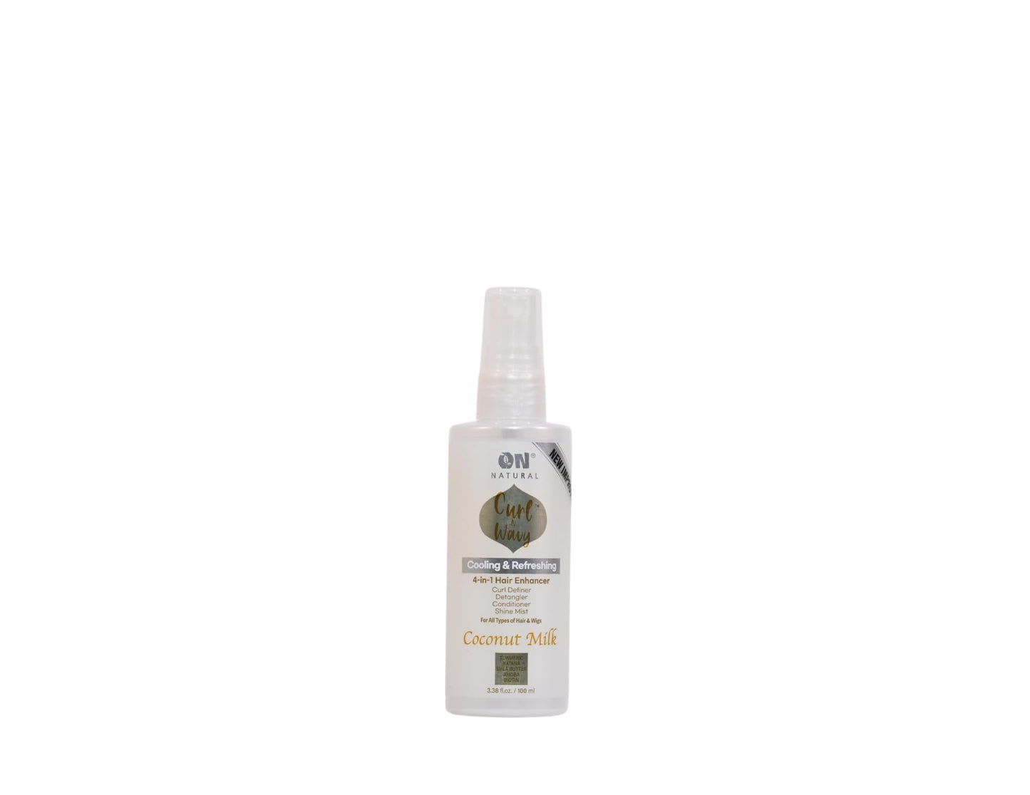 On Natural Curl-N-Wavy 4-in-1 Hair Enhancer For All Hair Texture [Coconut Milk] 3.4 OZ Beauty & Personal Care On Natural