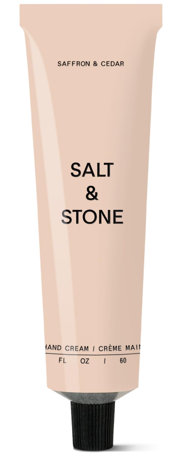Salt & Stone Hand Cream for Women & Men | Hydrates, Nourishes & Softens Skin | Restores Dry Cracked Hands | Fast-Absorbing | Cruelty-Free & Vegan | Beauty and Personal Care Salt & Stone Default Title
