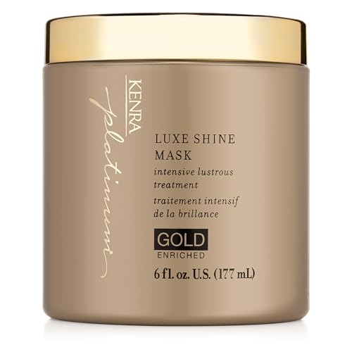 Kenra Platinum Luxe Shine Mask |Shine-Enhancing Intensive Conditioning Mask |Increases slip, Smoothness & Improves Manageability |Experience 2x