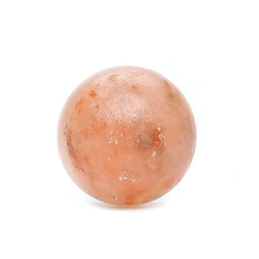 Pink Salt Crystal Accessories (Pink Salt Crystal Bath Ball - Round Shape) Beauty and Personal Care Pride Of India