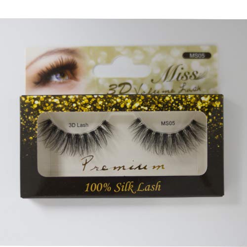 Sudopo 4 Pairs of Miss 3D Volume Tapered False Eyelash Extension MS05 Beauty & Personal Care chgnhfn
