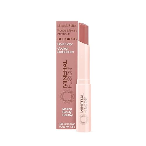 Mineral Fusion Lipstick Butter 0.06 Ounce, Delicious, 1 Count Beauty & Personal Care Mineral Fusion
