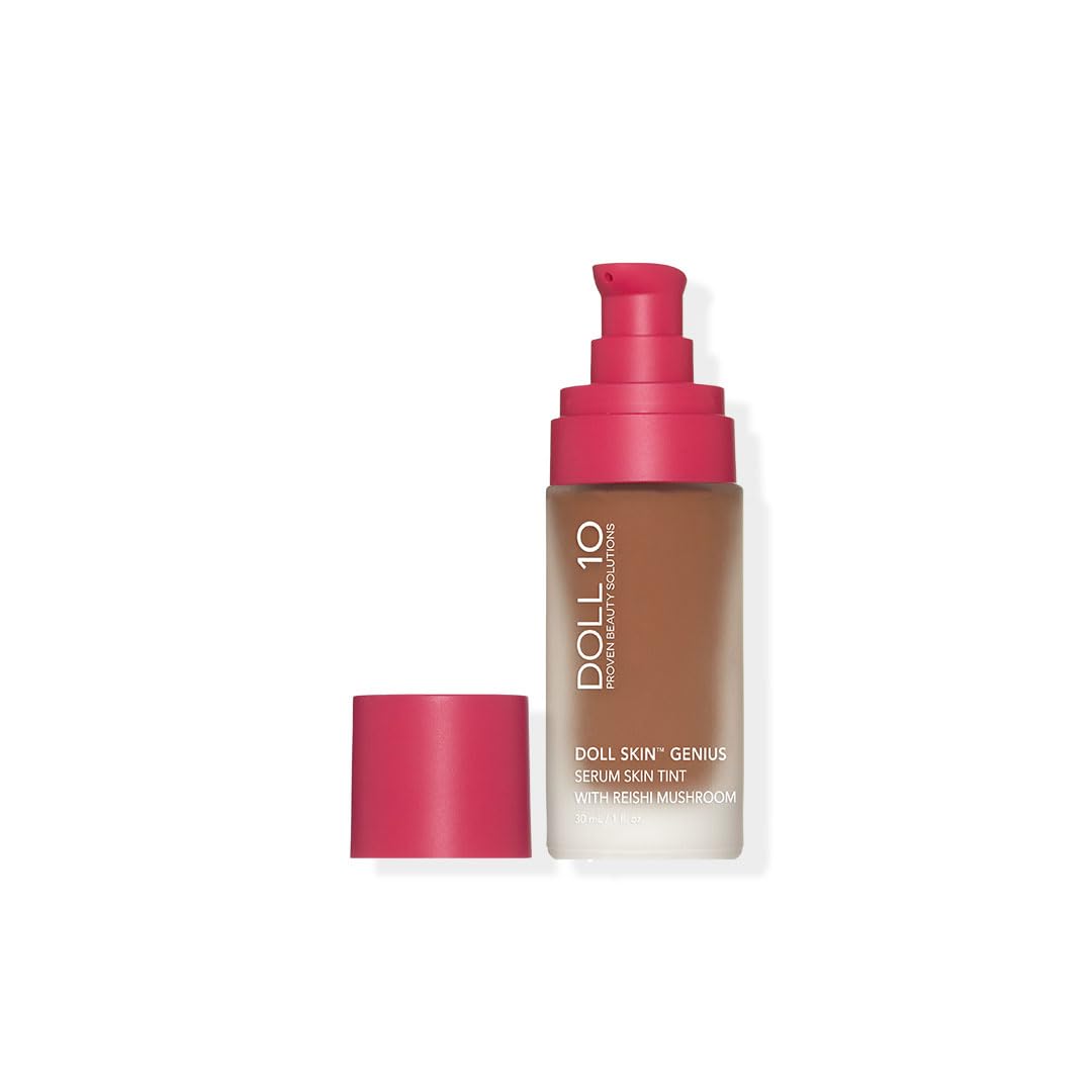 Doll Skin Genius™ Serum Skin Tint With Reishi Mushroom (Deep/Rich) Beauty & Personal Care DOLL 10