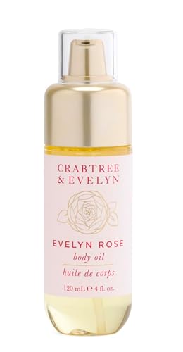 Crabtree & Evelyn EVELYN ROSE Body Oil 4 fl oz Beauty & Personal Care Crabtree & Evelyn