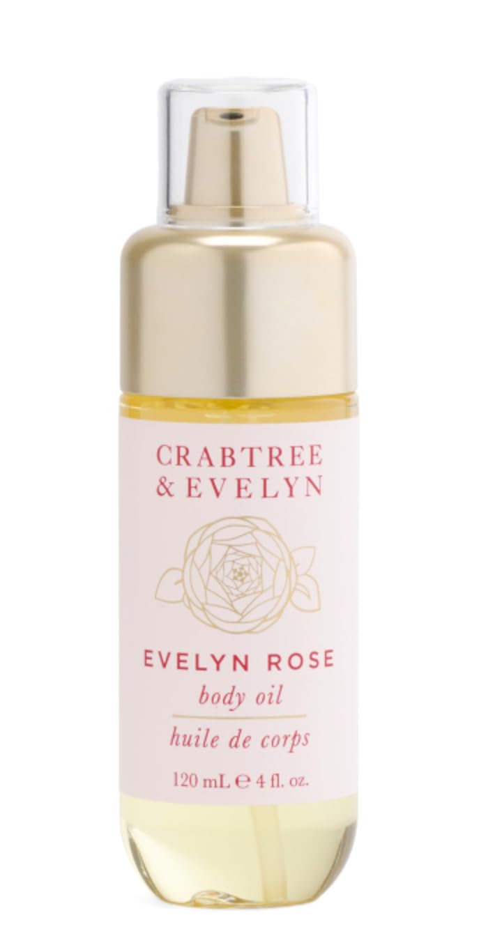 Crabtree & Evelyn EVELYN ROSE Body Oil 4 fl oz Beauty & Personal Care Crabtree & Evelyn