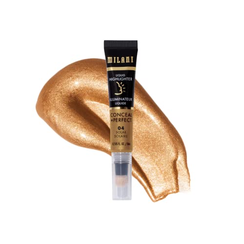 Milani Conceal + Perfect Liquid Highlighter for Added Glow, Face Lift Collection - Solar Beauty & Personal Care Milani