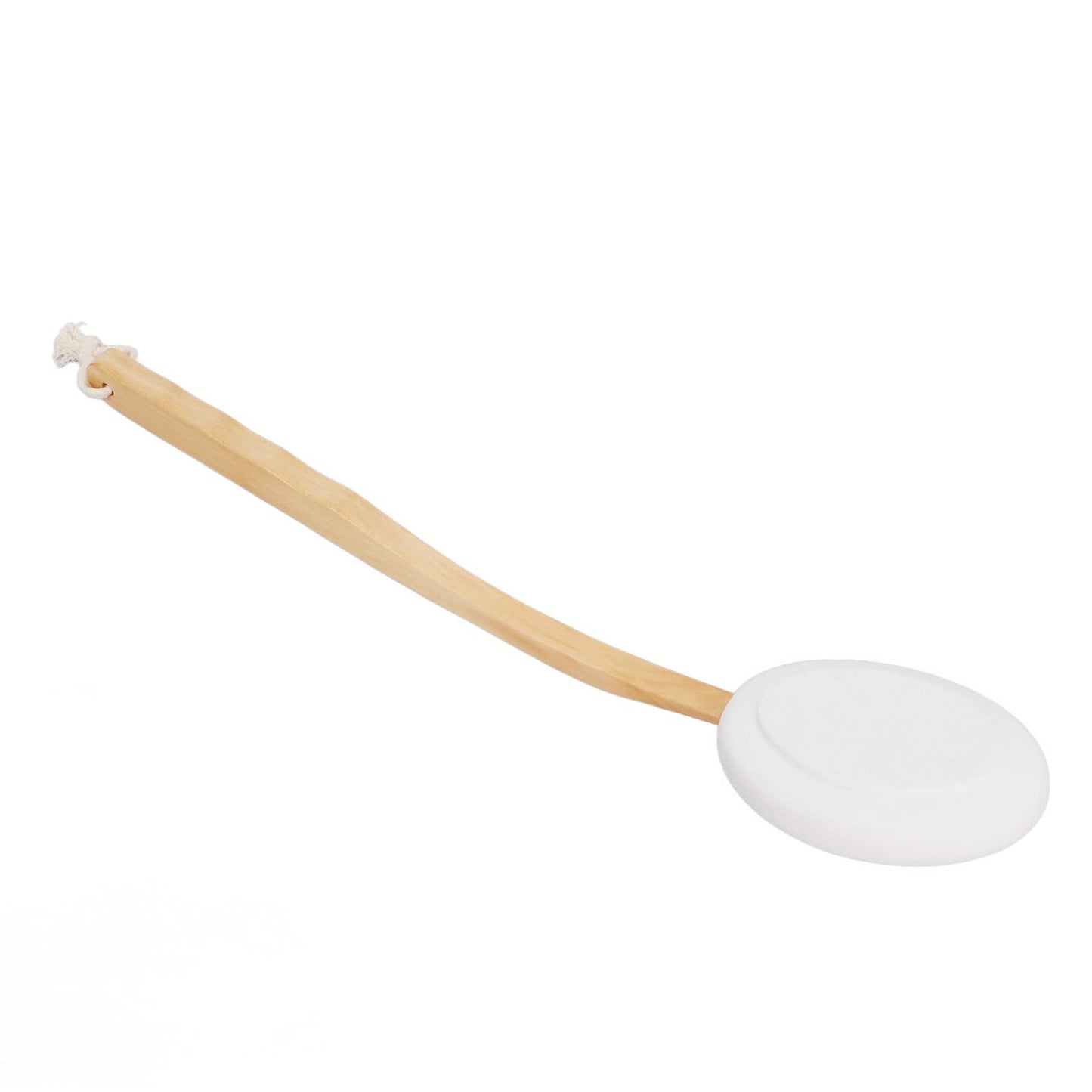 Back Lotion Applicator Long Handle Shower Brush with 6 EVA Replacement Heads, Exfoliating Body Scrubber for Hard to Areas, Non Slip Wooden Grip Beauty and Personal Care Haofy